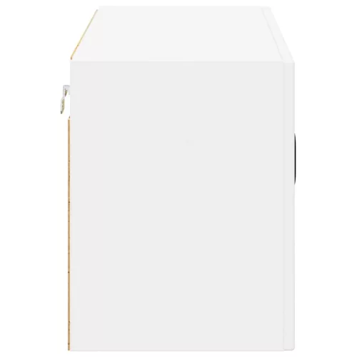 Fali konyhaszekrény polcokkal Fehér 80 x 31 x 40 cm Faanyag
