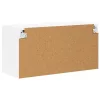 Fali konyhaszekrény polcokkal Fehér 80 x 31 x 40 cm Faanyag