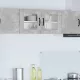 Fali konyhaszekrény Beton Szürke 80 x 31 x 40 cm Faanyag
