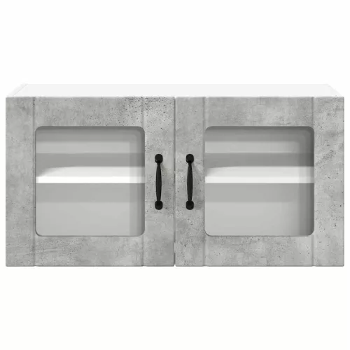 Fali konyhaszekrény Beton Szürke 80 x 31 x 40 cm Faanyag