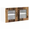 Fali konyhaszekrény polcokkal Öreg fa 80 x 31 x 40 cm Faanyag