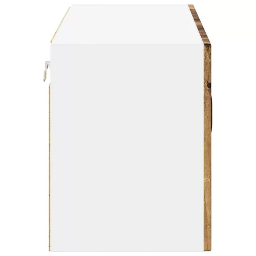 Fali konyhaszekrény polcokkal Öreg fa 80 x 31 x 40 cm Faanyag
