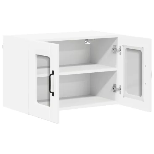 Fali konyhaszekrény 2 pcs Fehér 60 x 31 x 40 cm Faanyag