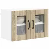 Fali konyhaszekrény 2 pcs Sonoma tölgy 60 x 31 x 40 cm Faanyag