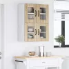 Fali konyhaszekrény 2 pcs Sonoma tölgy 60 x 31 x 40 cm Faanyag