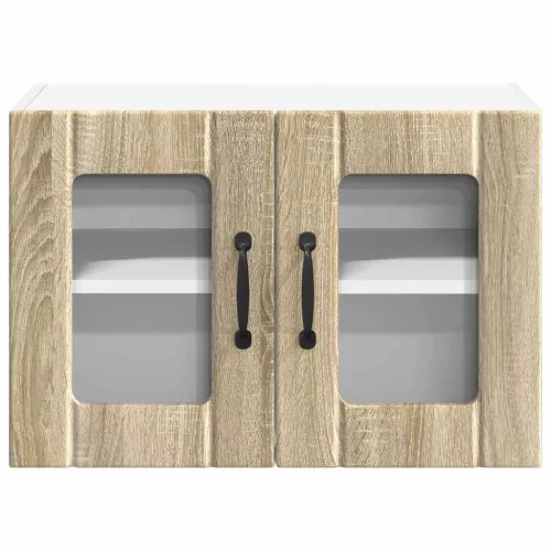 Fali konyhaszekrény 2 pcs Sonoma tölgy 60 x 31 x 40 cm Faanyag