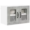 Fali konyhaszekrény 2 pcs Beton Szürke 60 x 31 x 40 cm Faanyag