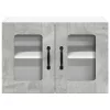 Fali konyhaszekrény 2 pcs Beton Szürke 60 x 31 x 40 cm Faanyag