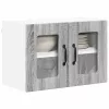Fali konyhaszekrény 2 pcs Szürke Sonoma 60 x 31 x 40 cm Faanyag