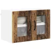 Fali konyhaszekrény 2 pcs Öreg fa 60 x 31 x 40 cm Faanyag