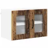 Fali konyhaszekrény 2 pcs Öreg fa 60 x 31 x 40 cm Faanyag