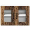 Fali konyhaszekrény 2 pcs Öreg fa 60 x 31 x 40 cm Faanyag