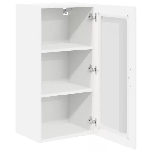 Fali konyhaszekrény 2 pcs Fehér 40 x 31 x 80 cm Faanyag