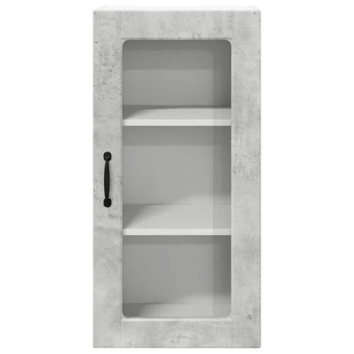 Fali konyhaszekrény Beton Szürke 40 x 31 x 80 cm Faanyag