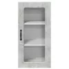 Fali konyhaszekrény 2 pcs Beton Szürke 40 x 31 x 80 cm Faanyag