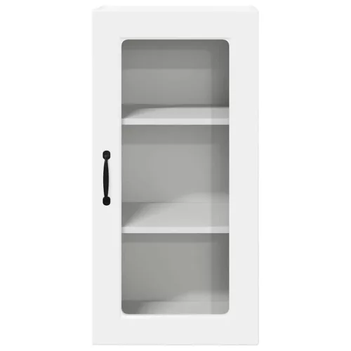 Fali konyhaszekrény 2 pcs Magas Fényű Fehér 40 x 31 x 80 cm