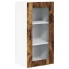 Fali konyhaszekrény 2 pcs Füstölt tölgy 40 x 31 x 80 cm Faanyag