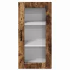 Fali konyhaszekrény 2 pcs Füstölt tölgy 40 x 31 x 80 cm Faanyag