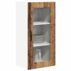 Fali konyhaszekrény 2 pcs Öreg fa 40 x 31 x 80 cm Faanyag