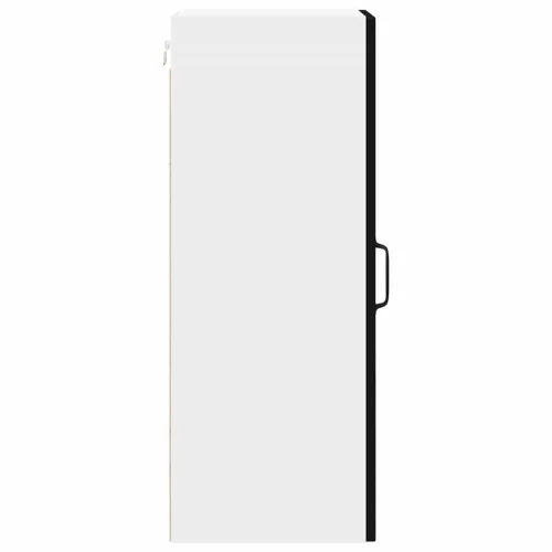 Fali konyhaszekrény 2 pcs Fekete 30 x 31 x 80 cm Faanyag
