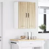 Fali konyhaszekrény 2 pcs Sonoma tölgy 30 x 31 x 80 cm Faanyag