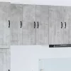 Fali konyhaszekrény Beton Szürke 30 x 31 x 80 cm Faanyag