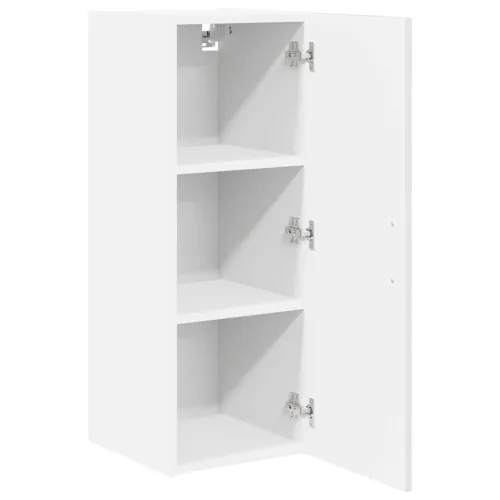 Fali konyhaszekrény 2 pcs Magas Fényű Fehér 30 x 31 x 80 cm