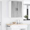 Fali konyhaszekrény 2 pcs Szürke Sonoma 30 x 31 x 80 cm Faanyag