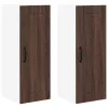 Fali konyhaszekrény 2 pcs Barna Tölgy 30 x 31 x 80 cm Faanyag