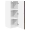 Fali konyhaszekrény 2 pcs Barna Tölgy 30 x 31 x 80 cm Faanyag