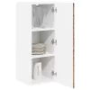 Fali konyhaszekrény 2 pcs Öreg fa 30 x 31 x 80 cm Faanyag