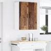 Fali konyhaszekrény 2 pcs Öreg fa 30 x 31 x 80 cm Faanyag