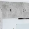 Fali konyhaszekrény Beton Szürke 40 x 31 x 80 cm Faanyag