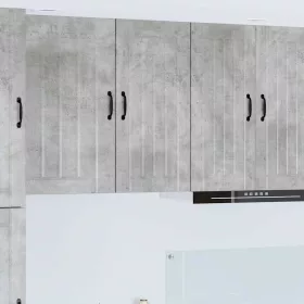 Fali konyhaszekrény Beton Szürke 40 x 31 x 80 cm Faanyag