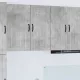 Fali konyhaszekrény Beton Szürke 40 x 31 x 80 cm Faanyag
