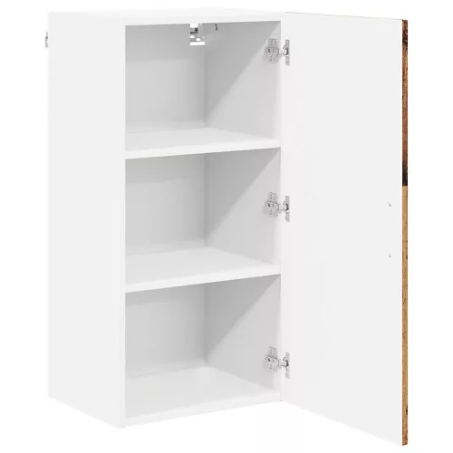 Fali konyhaszekrény polcokkal Öreg fa 40 x 31 x 80 cm Faanyag