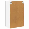 Fali konyhaszekrény polcokkal Fekete 50 x 31 x 80 cm Faanyag