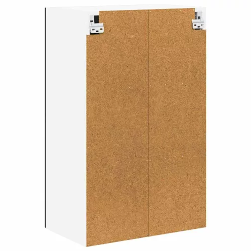 Fali konyhaszekrény polcokkal Fekete 50 x 31 x 80 cm Faanyag