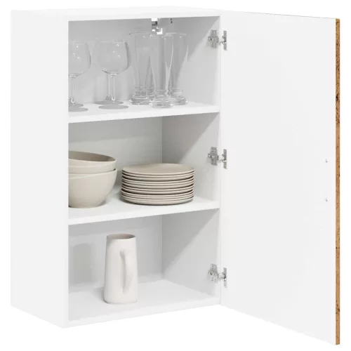 Fali konyhaszekrény polcokkal Öreg fa 50 x 31 x 80 cm Faanyag