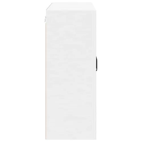 Fali konyhaszekrény polcokkal Fehér 80 x 31 x 80 cm Faanyag