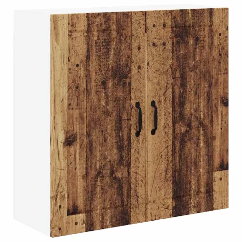Fali konyhaszekrény polcokkal Öreg fa 80 x 31 x 80 cm Faanyag
