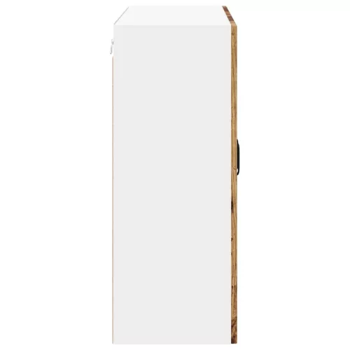 Fali konyhaszekrény polcokkal Öreg fa 80 x 31 x 80 cm Faanyag