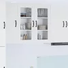 Fali konyhaszekrény polcokkal Fehér 80 x 31 x 80 cm Faanyag