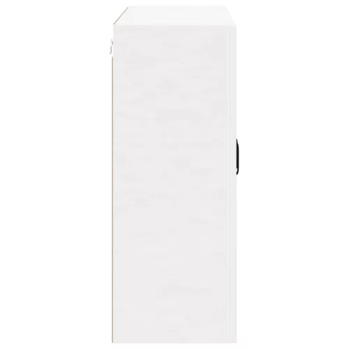 Fali konyhaszekrény polcokkal Fehér 80 x 31 x 80 cm Faanyag