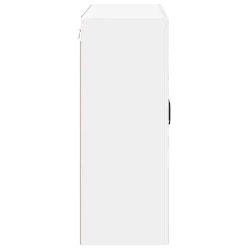Fali konyhaszekrény Magas Fényű Fehér 80 x 31 x 80 cm Faanyag