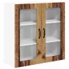 Fali konyhaszekrény polcokkal Öreg fa 80 x 31 x 80 cm Faanyag