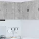 Fali konyhaszekrény Beton Szürke 57 x 57 x 80 cm Faanyag