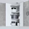 Fali konyhaszekrény Beton Szürke 57 x 57 x 80 cm Faanyag