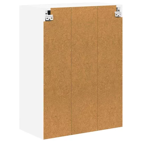 Fali konyhaszekrény polcokkal Fehér 60 x 31 x 80 cm Faanyag