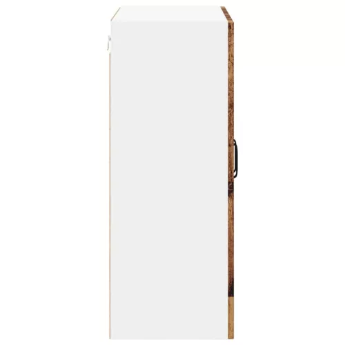Fali konyhaszekrény polcokkal Öreg fa 60 x 31 x 80 cm Faanyag